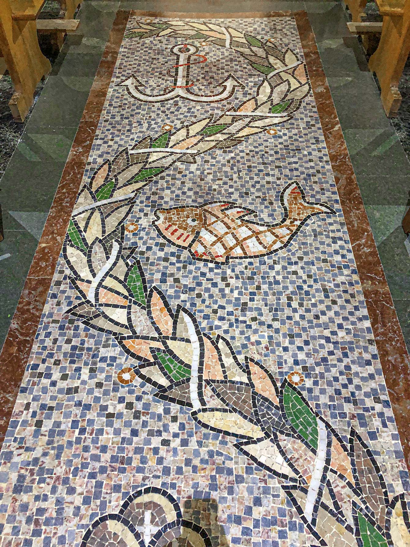 Підлога з мозаїки